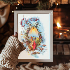 Coca Cola Santa Style Poster Tablosu