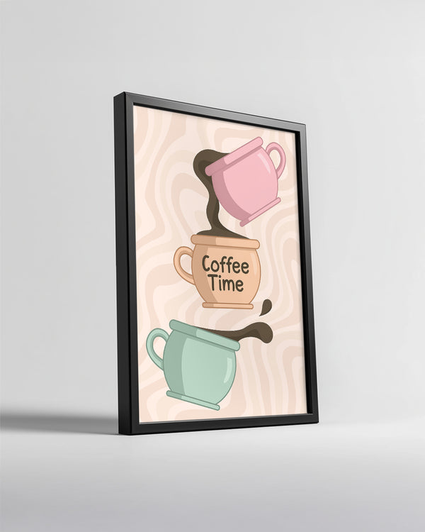 Coffee Time Poster Tablosu