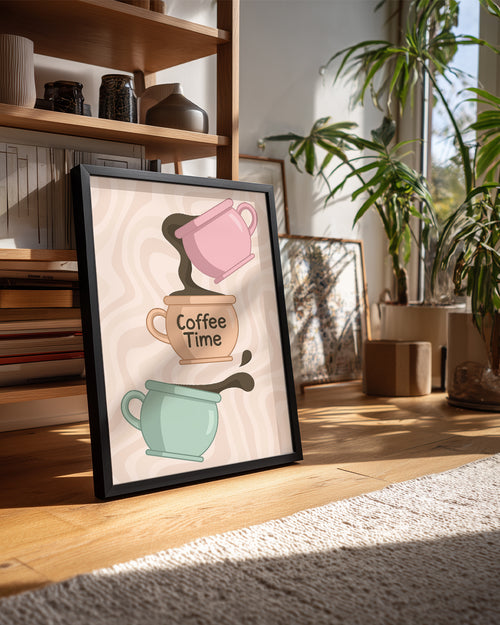 Coffee Time Poster Tablosu