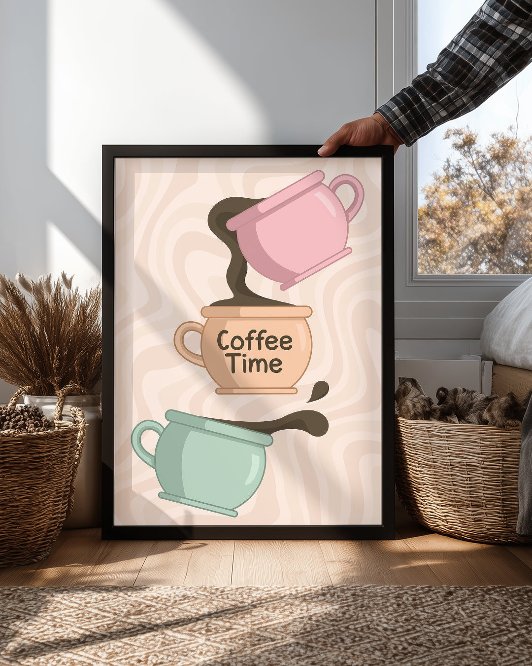 Coffee Time Poster Tablosu