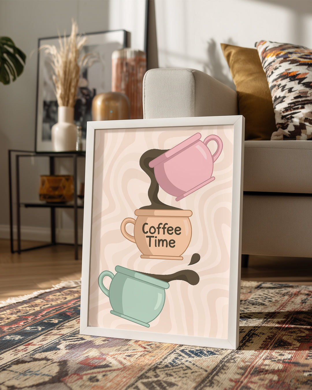 Coffee Time Poster Tablosu