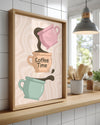 Coffee Time Poster Tablosu