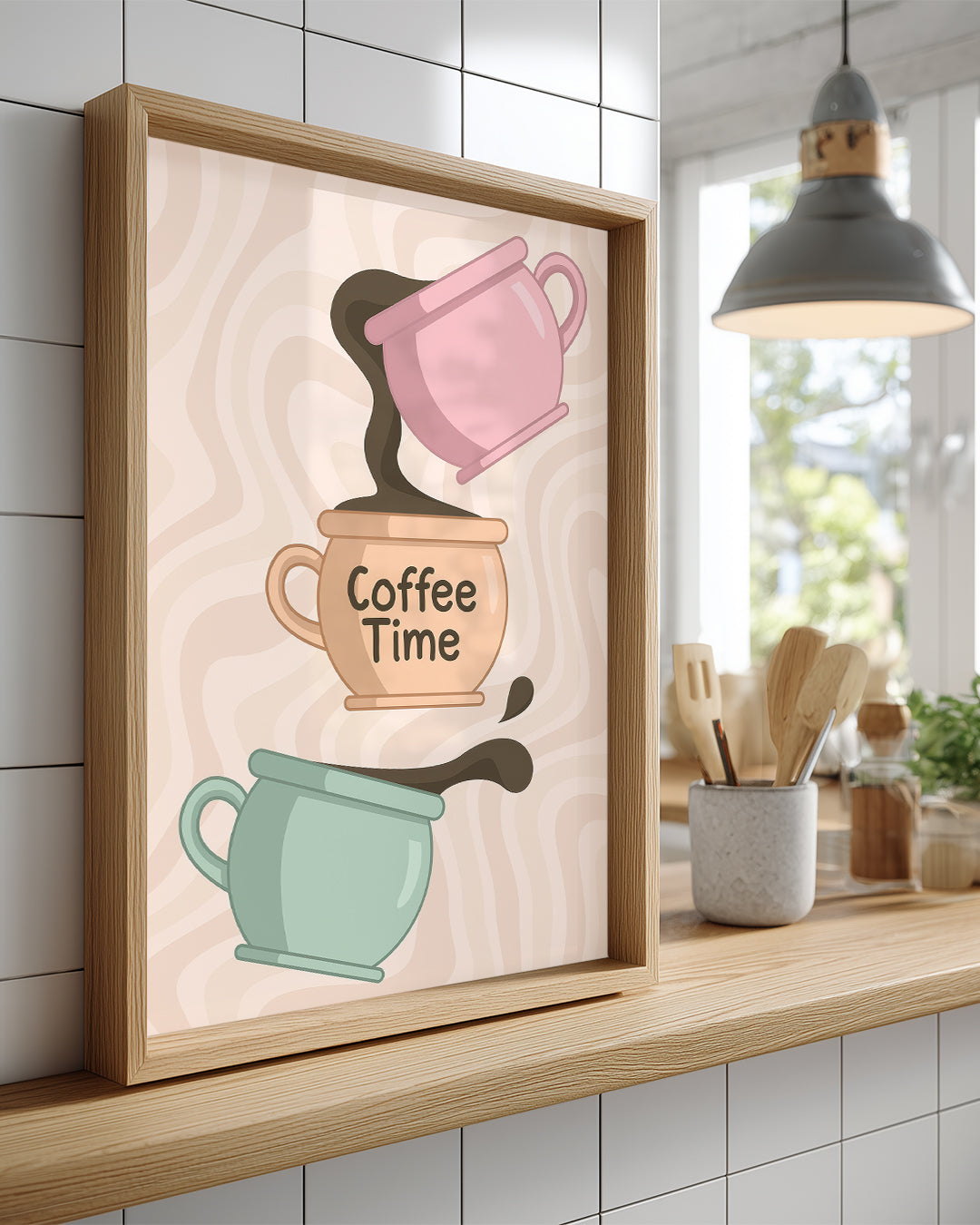 Coffee Time Poster Tablosu