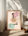 Coffee Time Poster Tablosu