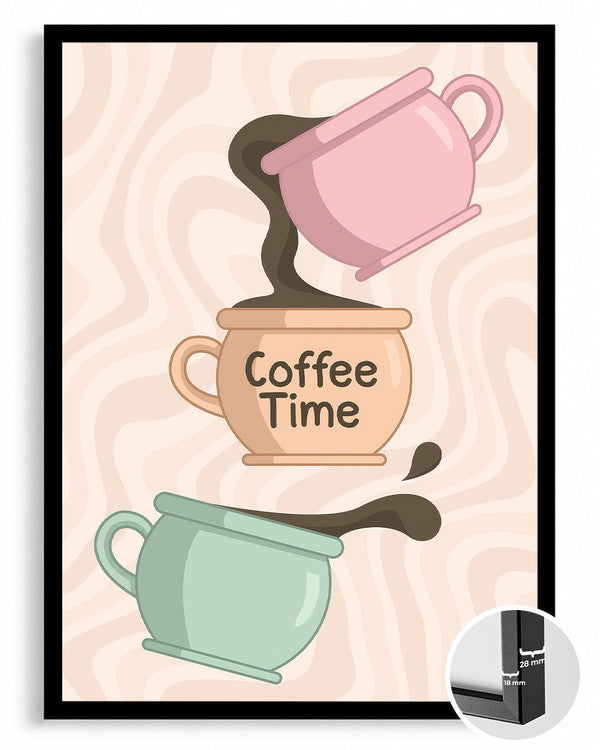 Coffee Time Poster Tablosu