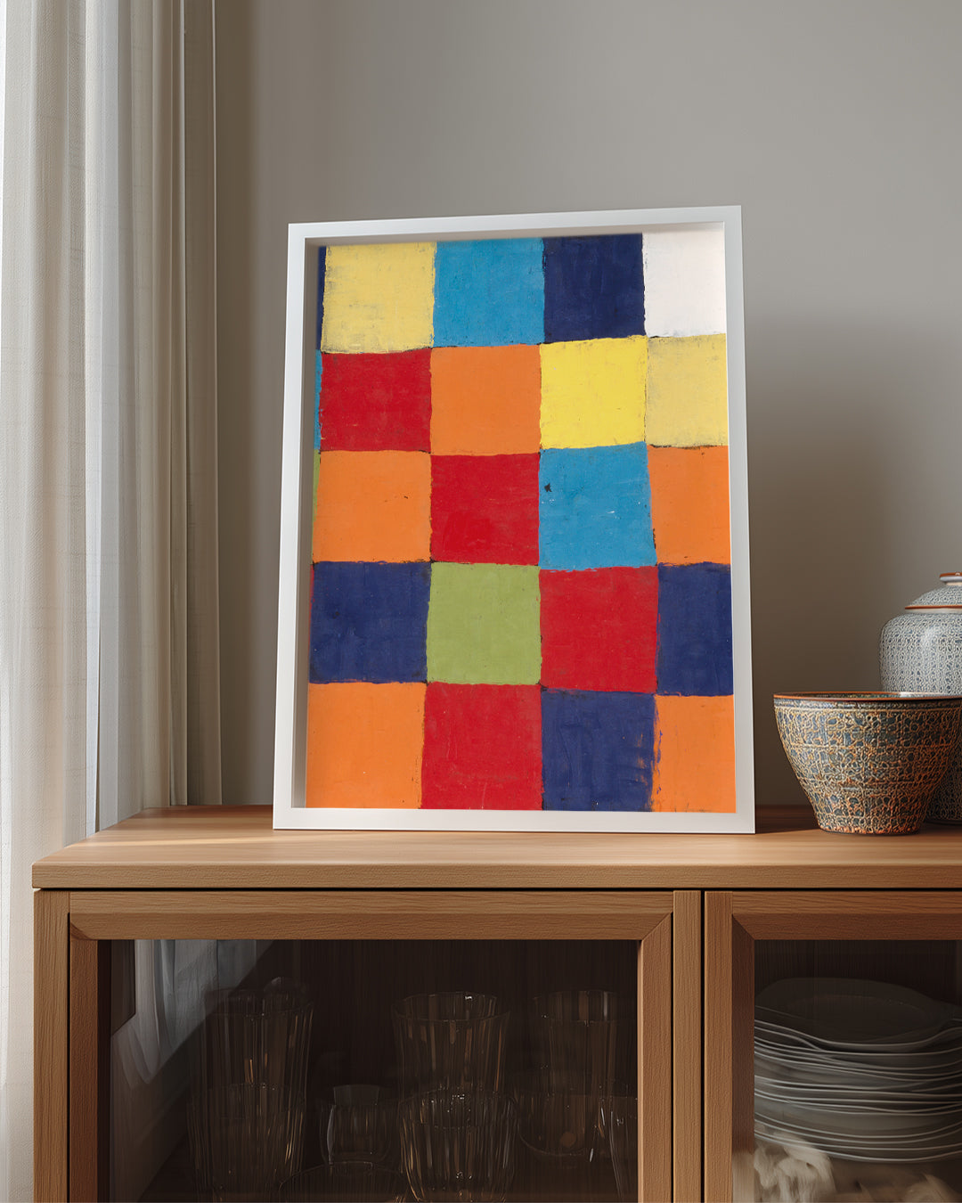 Color Blocks Poster Tablosu