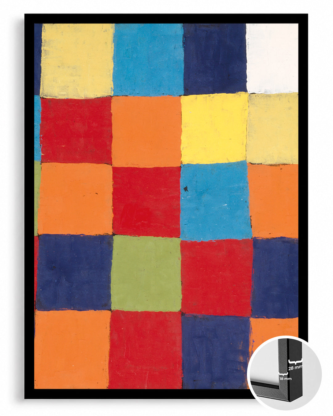 Color Blocks Poster Tablosu