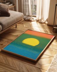 Color Sun Poster Tablosu