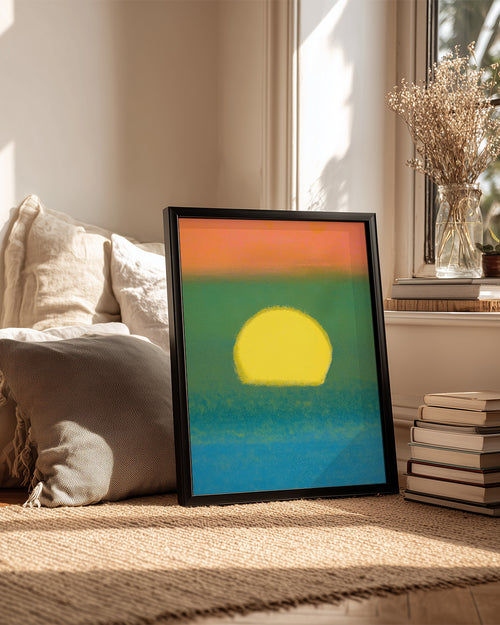 Color Sun Poster Tablosu