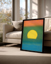 Color Sun Poster Tablosu