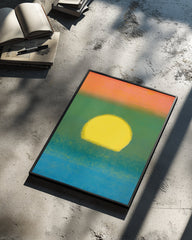 Color Sun Poster Tablosu
