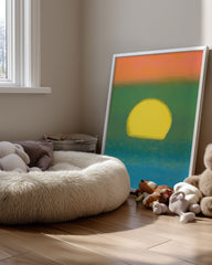 Color Sun Poster Tablosu