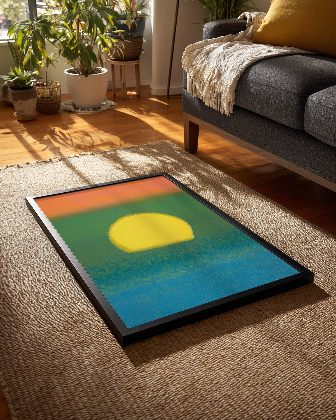 Color Sun Poster Tablosu