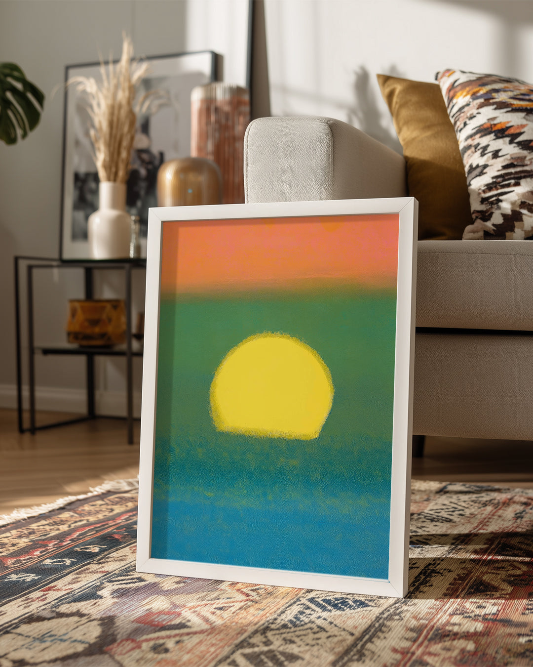 Color Sun Poster Tablosu