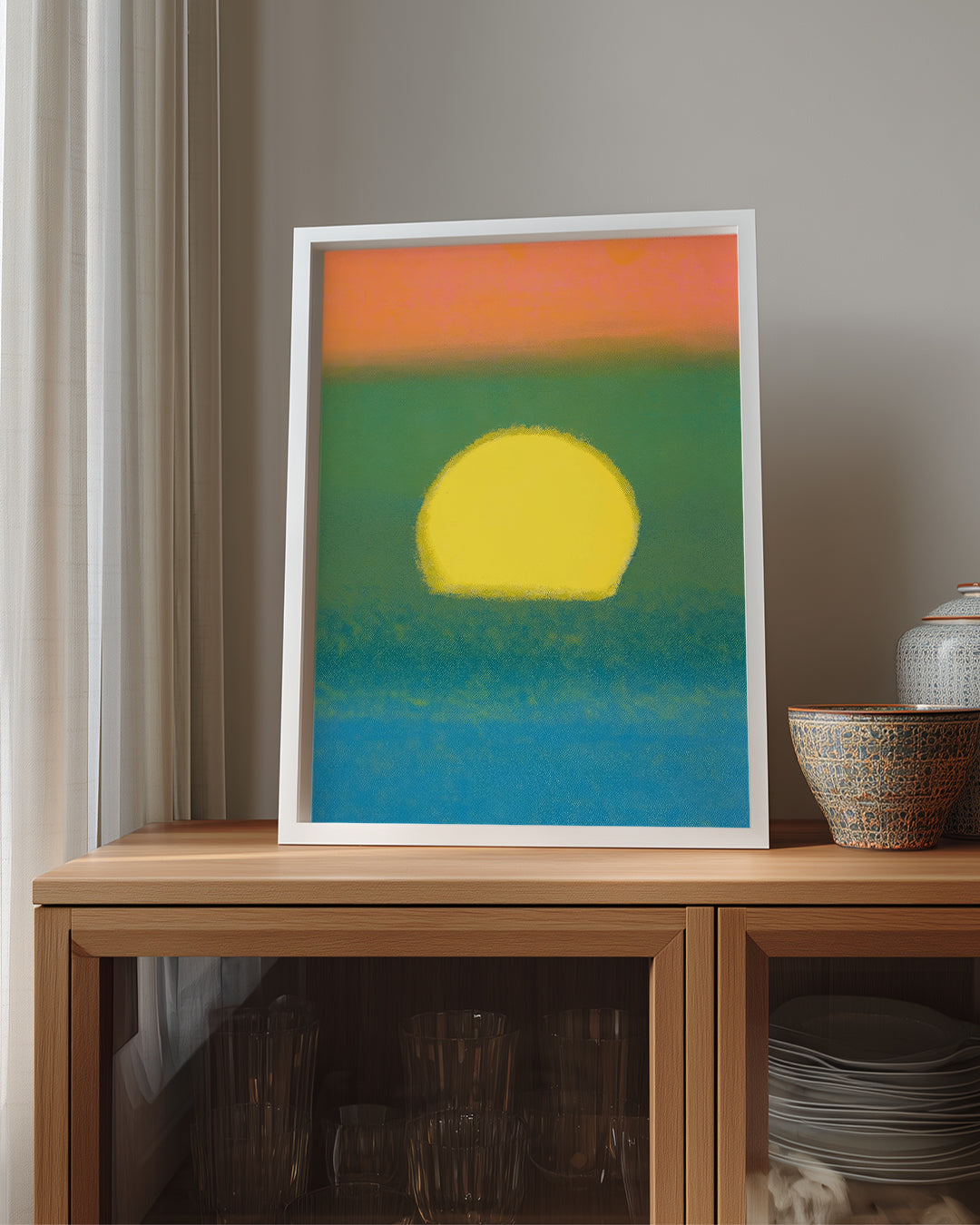 Color Sun Poster Tablosu