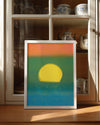Color Sun Poster Tablosu