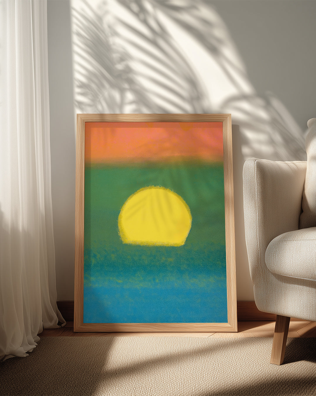 Color Sun Poster Tablosu
