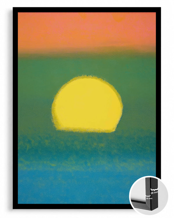 Color Sun Poster Tablosu