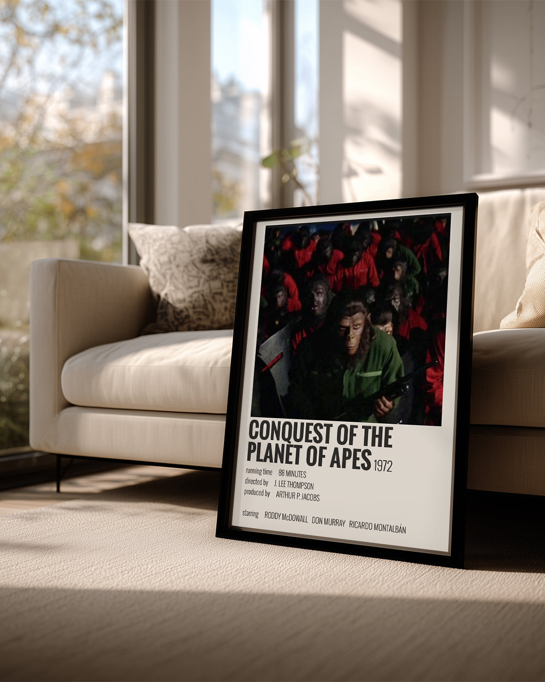 Conquest Of The Planet Of The Apes Poster Tablosu