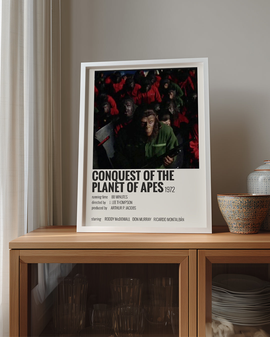 Conquest Of The Planet Of The Apes Poster Tablosu