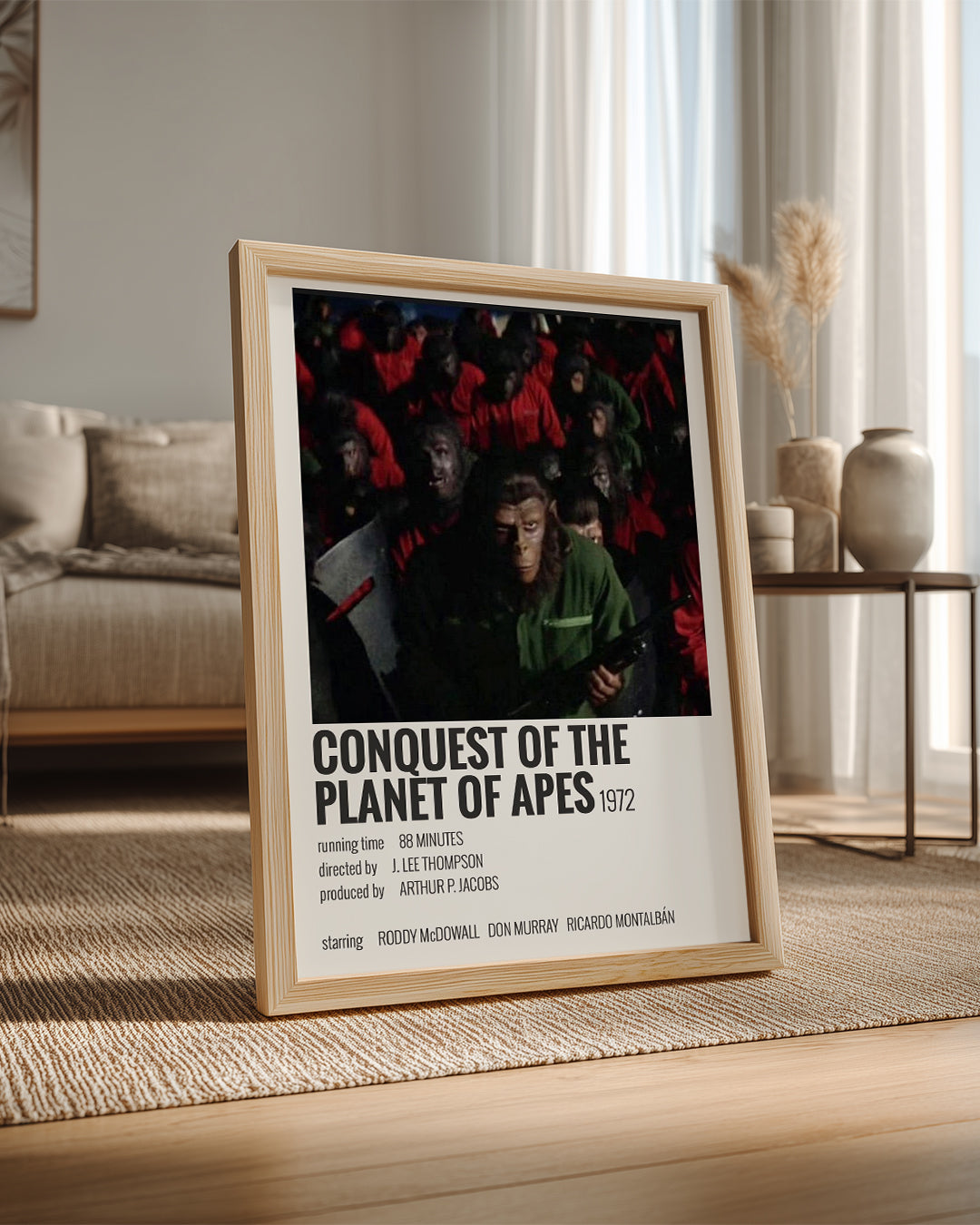 Conquest Of The Planet Of The Apes Poster Tablosu