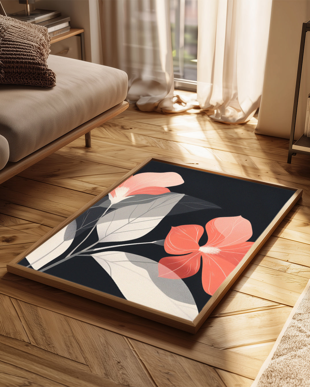 Corail Sombre Poster Tablosu