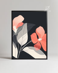 Corail Sombre Poster Tablosu