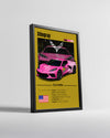 Corvette Stingray Poster Tablosu