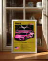Corvette Stingray Poster Tablosu