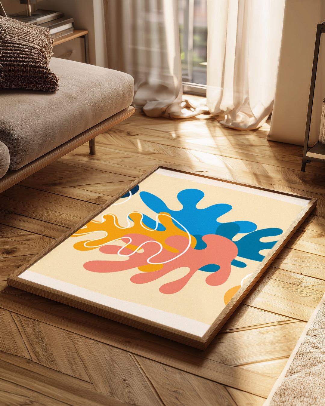 Couleur Chaos Poster Tablosu