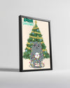 Country Snowman Art Poster Tablosu