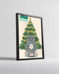Country Snowman Art Poster Tablosu