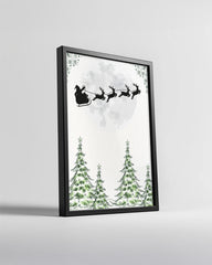 Cozy Christmas Tree Corner Poster Tablosu