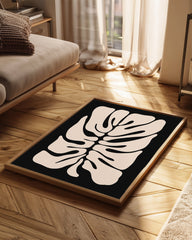 Cream Leaf Poster Tablosu