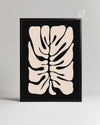 Cream Leaf Poster Tablosu