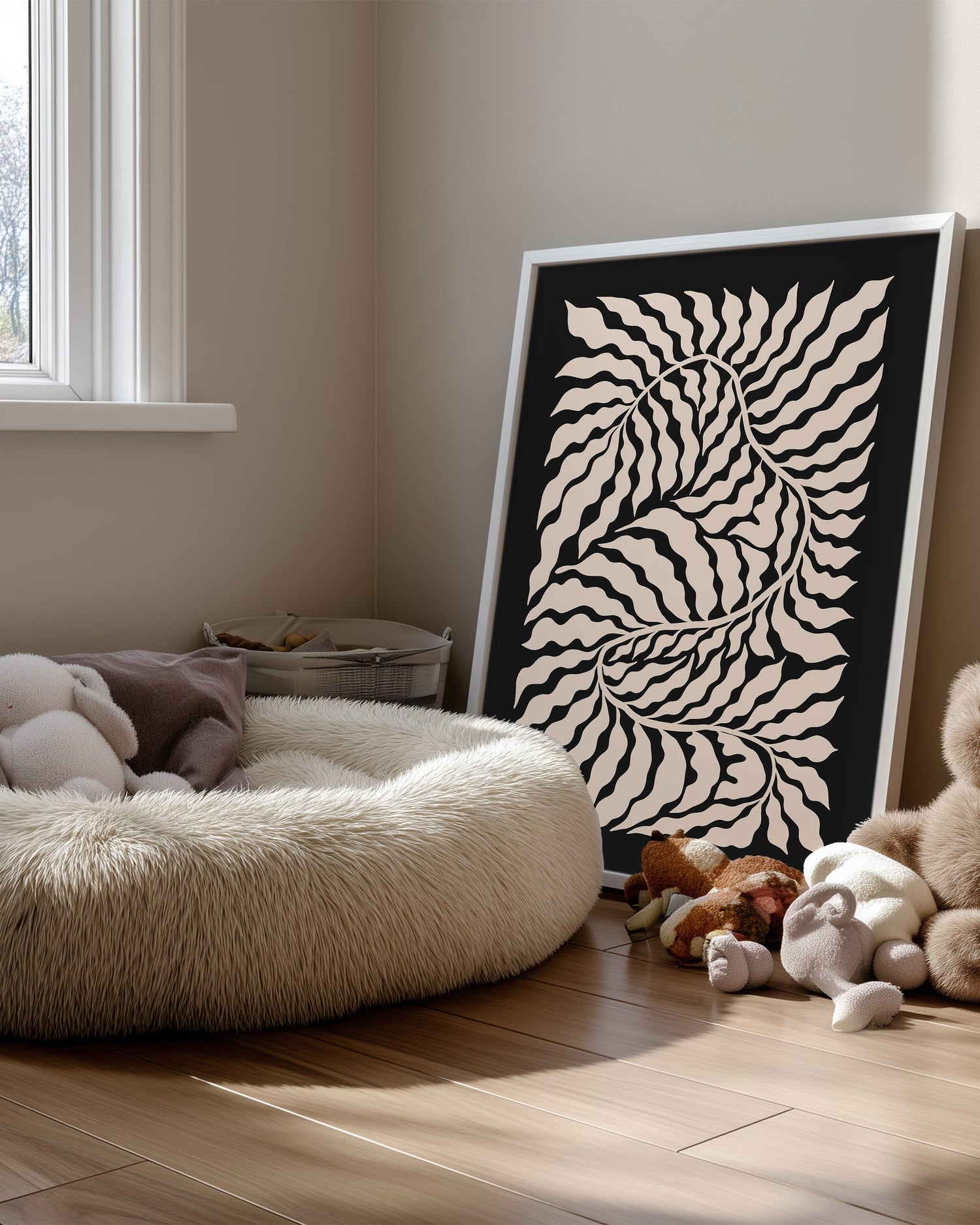 Cream Wave Poster Tablosu
