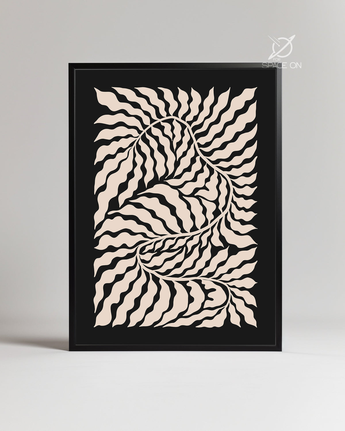 Cream Wave Poster Tablosu