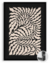 Cream Wave Poster Tablosu