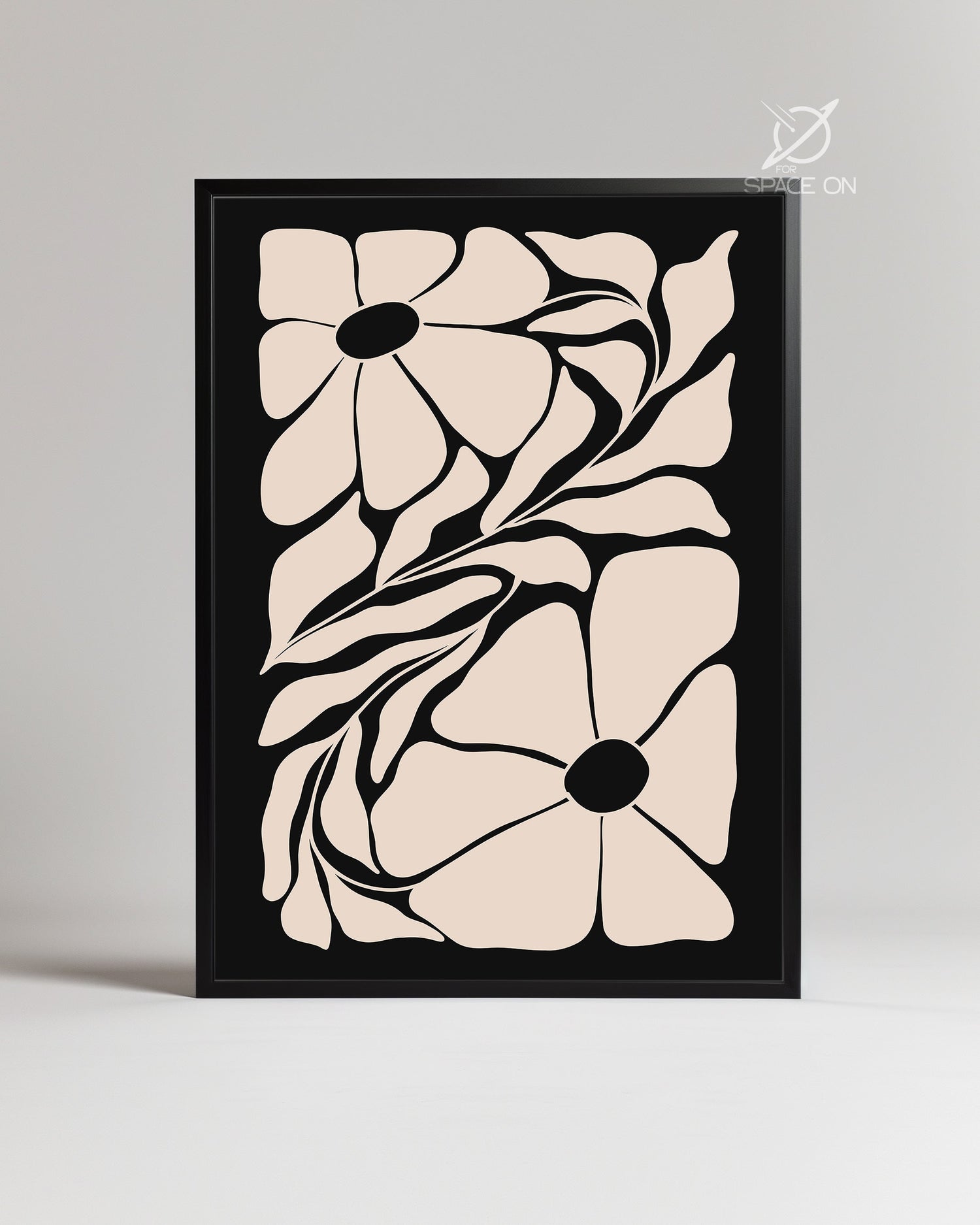 Creamy Swirl Poster Tablosu