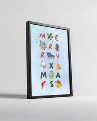 Crystalline Snow Art Poster Tablosu