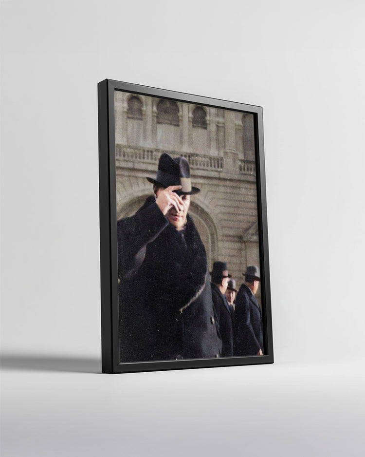 Cumhuriyetin Temeli: Şapkalı Atatürk Poster Tablosu