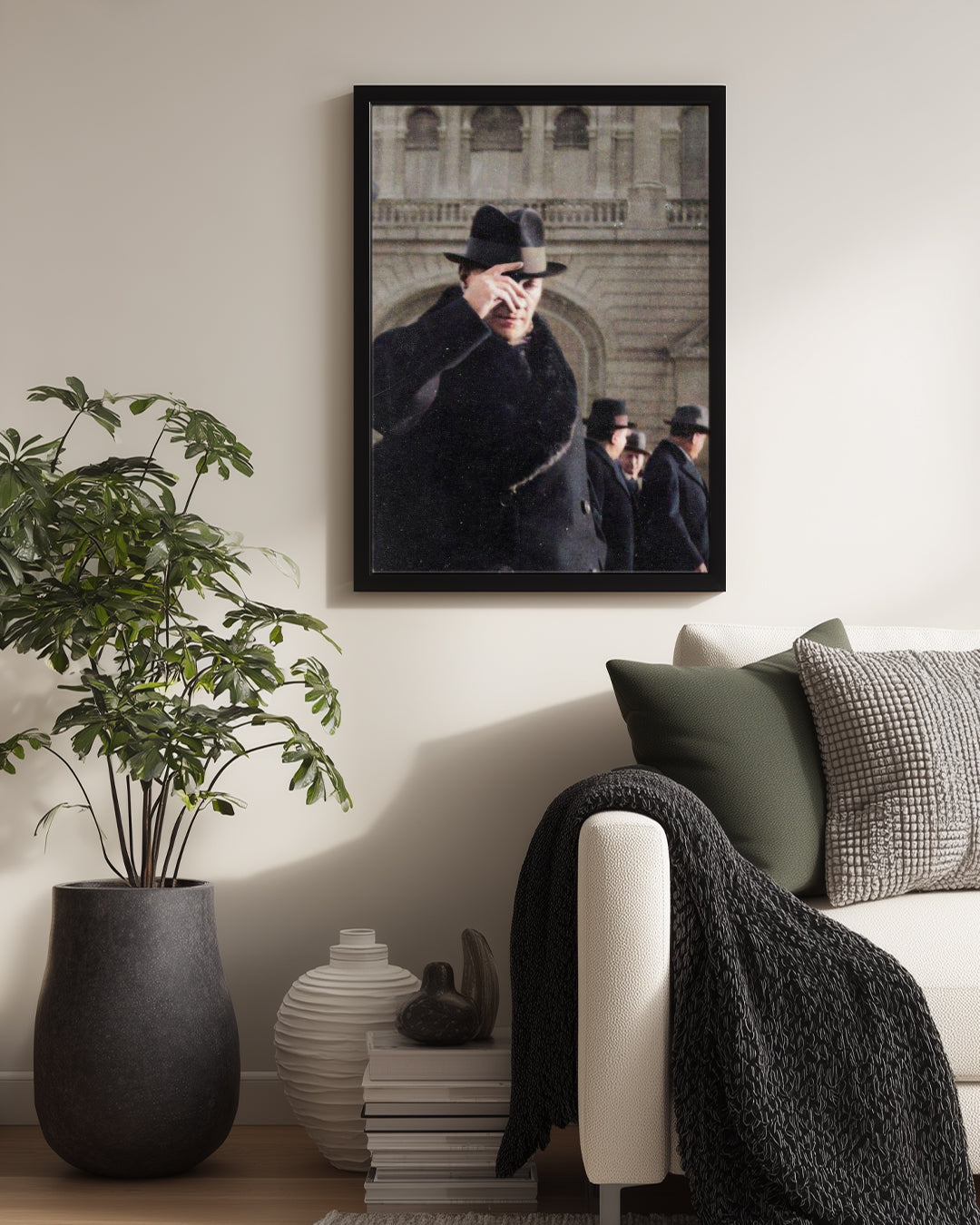 Cumhuriyetin Temeli: Şapkalı Atatürk Poster Tablosu