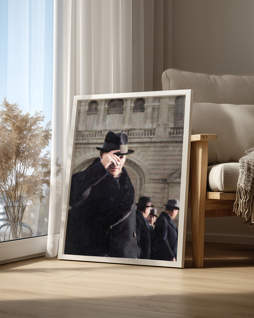 Cumhuriyetin Temeli: Şapkalı Atatürk Poster Tablosu