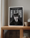 Cumhuriyetin İzleri – Modern Dokulu Atatürk Poster Tablosu