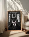 Cumhuriyetin İzleri – Modern Dokulu Atatürk Poster Tablosu