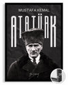 Cumhuriyetin İzleri – Modern Dokulu Atatürk Poster Tablosu