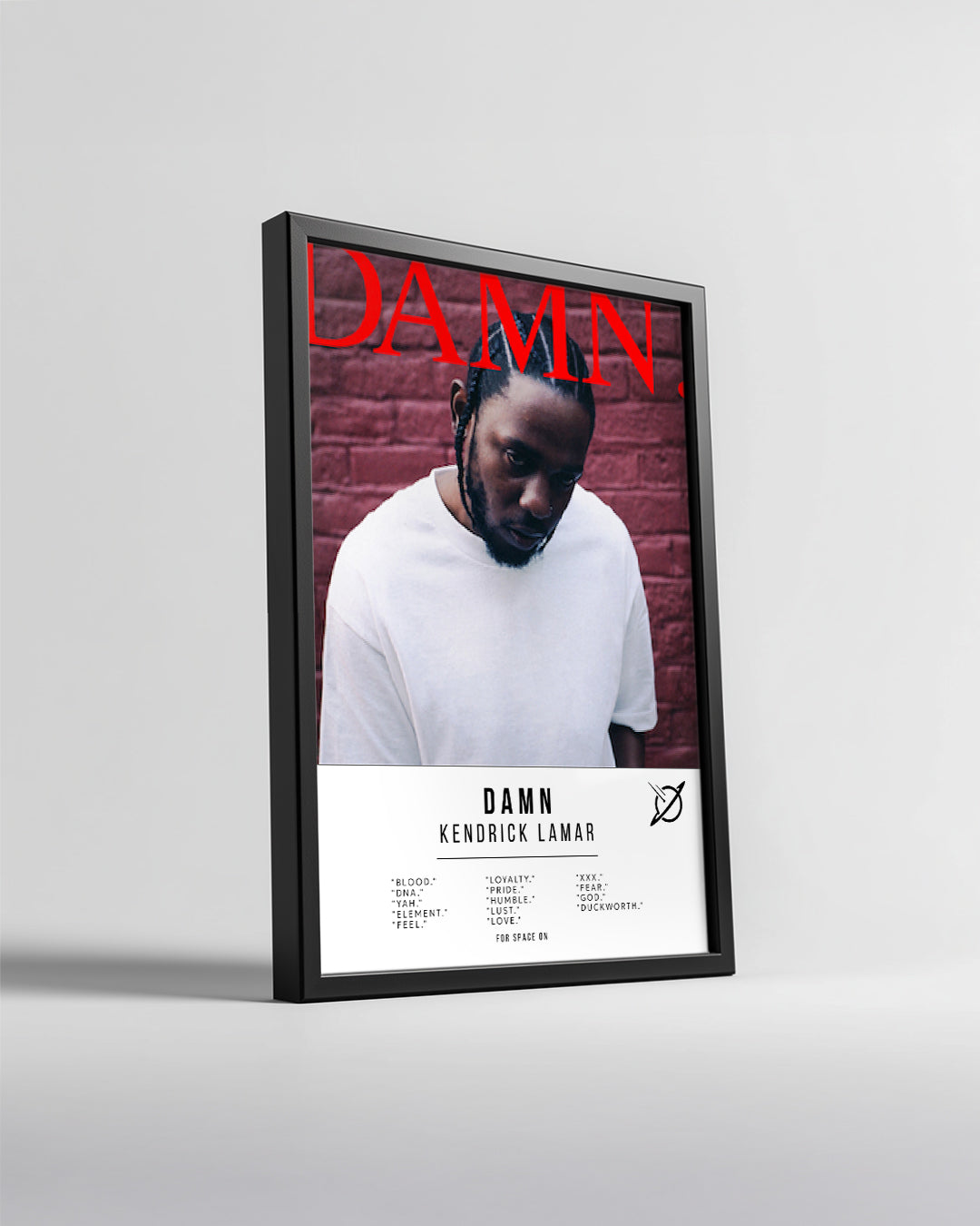 DAMN - Kendrick Lamar Poster Tablosu