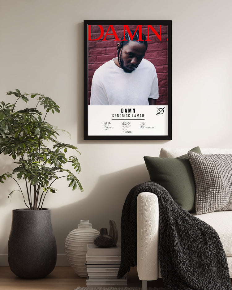 DAMN - Kendrick Lamar Poster Tablosu