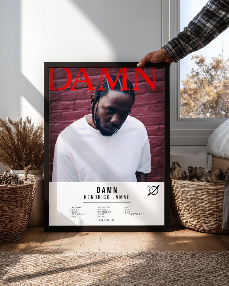 DAMN - Kendrick Lamar Poster Tablosu