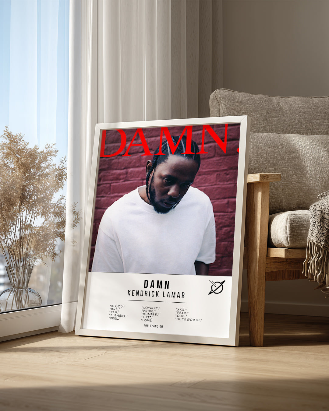 DAMN - Kendrick Lamar Poster Tablosu